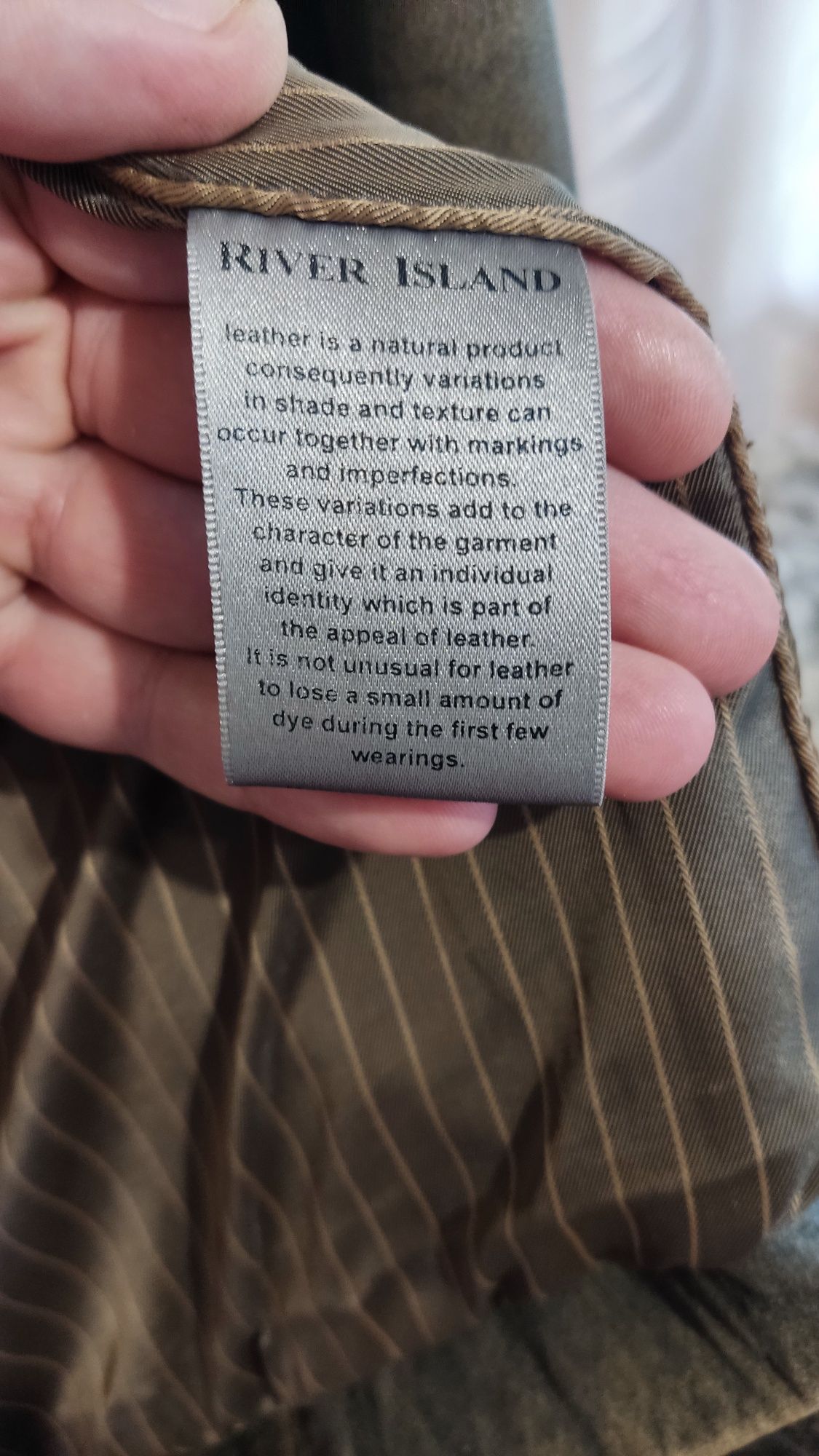 Куртка leather знаменитой Лондонской фирмы River Island. розмір XL.