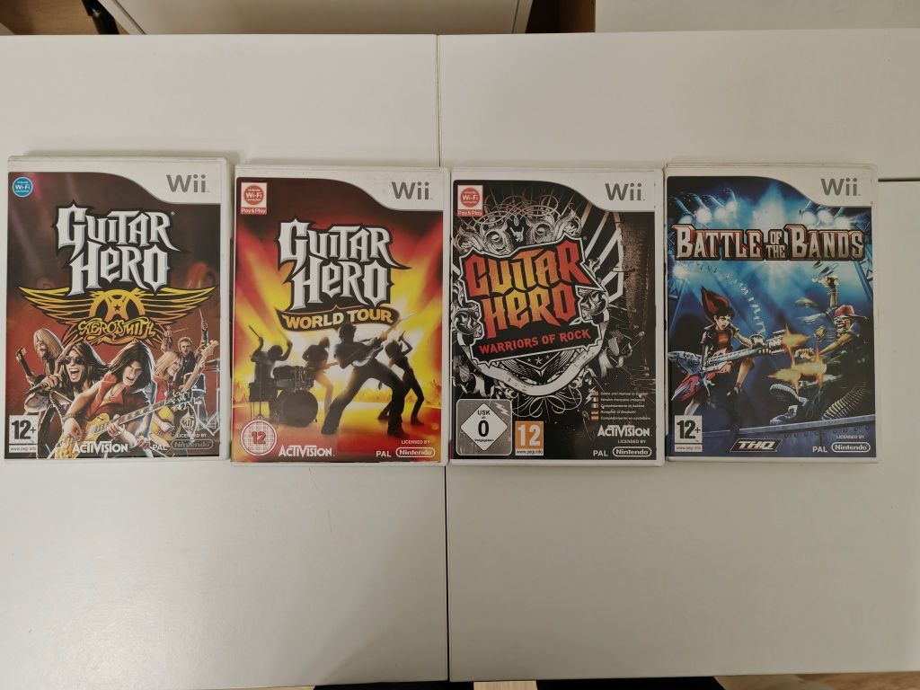 Guitar hero gitara i 4 gry Nintendo Wii