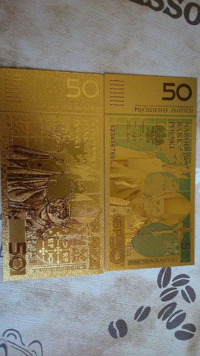 Banknoty 50 zł Jan Paweł II - zestaw. Cudo!