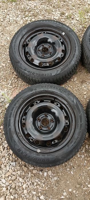 Felgi stalowe 15  4 szt.  - 5x100-OC-57,1 opony całoroczne Skoda Rapid