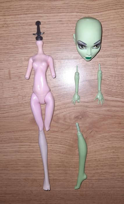 CENA ZA WSZYSTKO/Monster high create a monster lalka/akcesoria/części