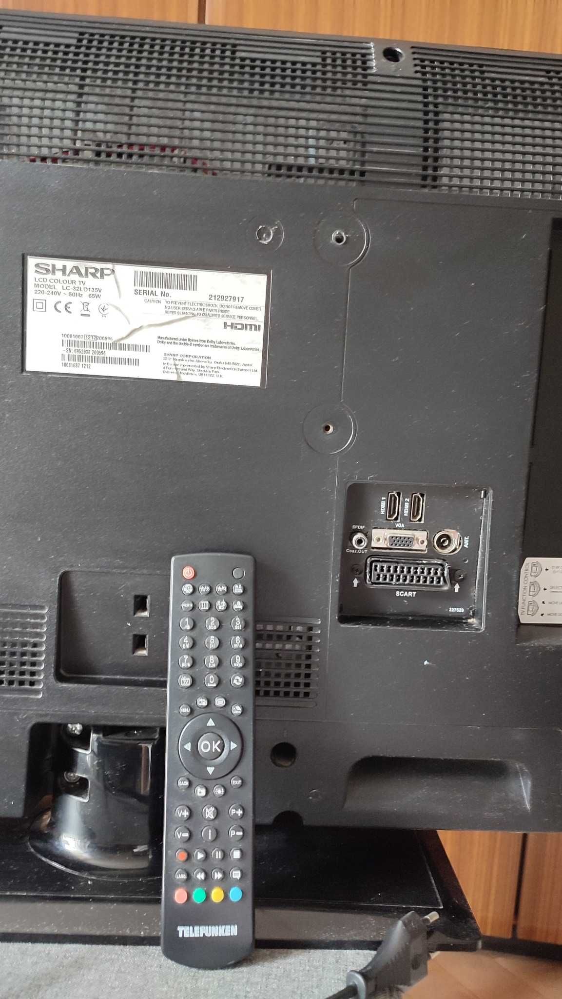 Sprzedam Telewizor SHARP LC-32LD135V stan bardzo dobry.