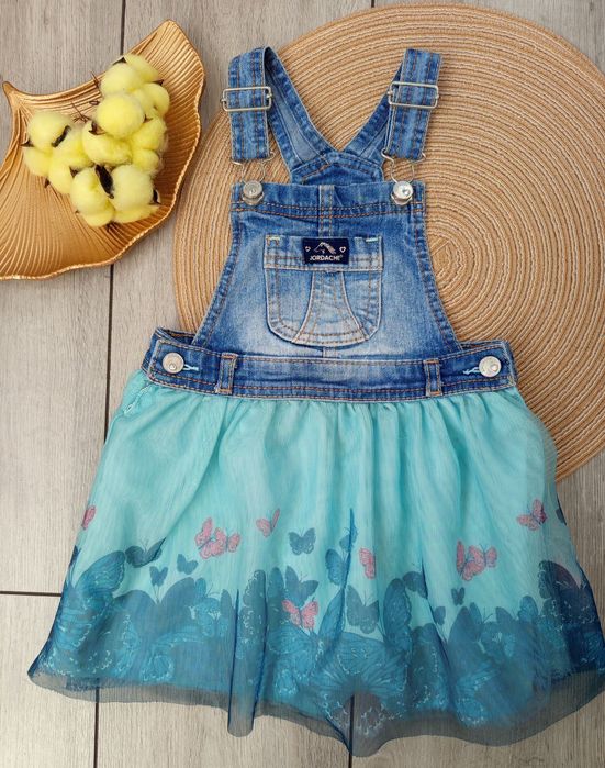 Джинсовий сарафан для дівчинки 92