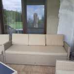 sofa ogrodowa technorattan 185 cm Cofete