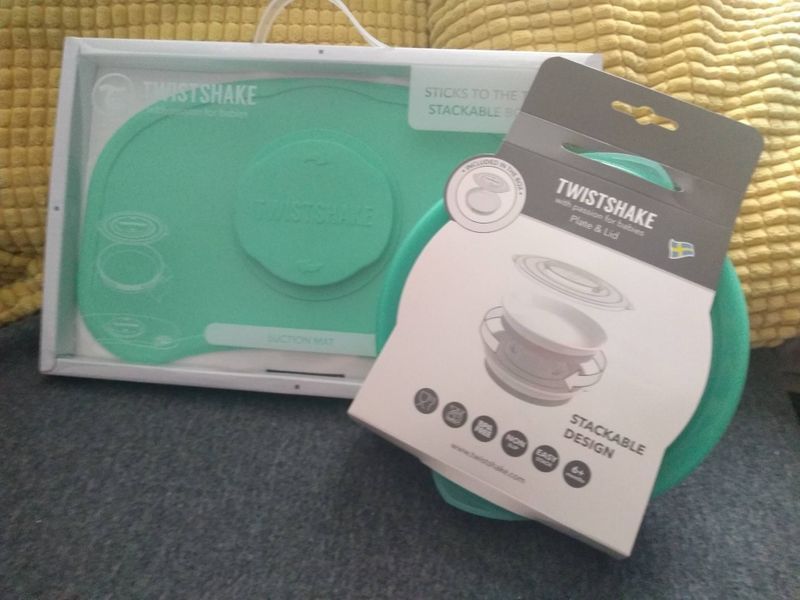 Nowy zestaw Twistshake mini mata z talerzykiem zwykłym