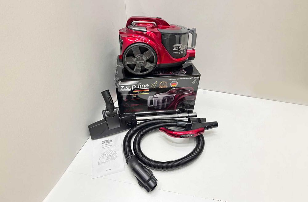 Новый колбовый пылесос 4000 Вт, пилосос контейнерний, мощный циклонный