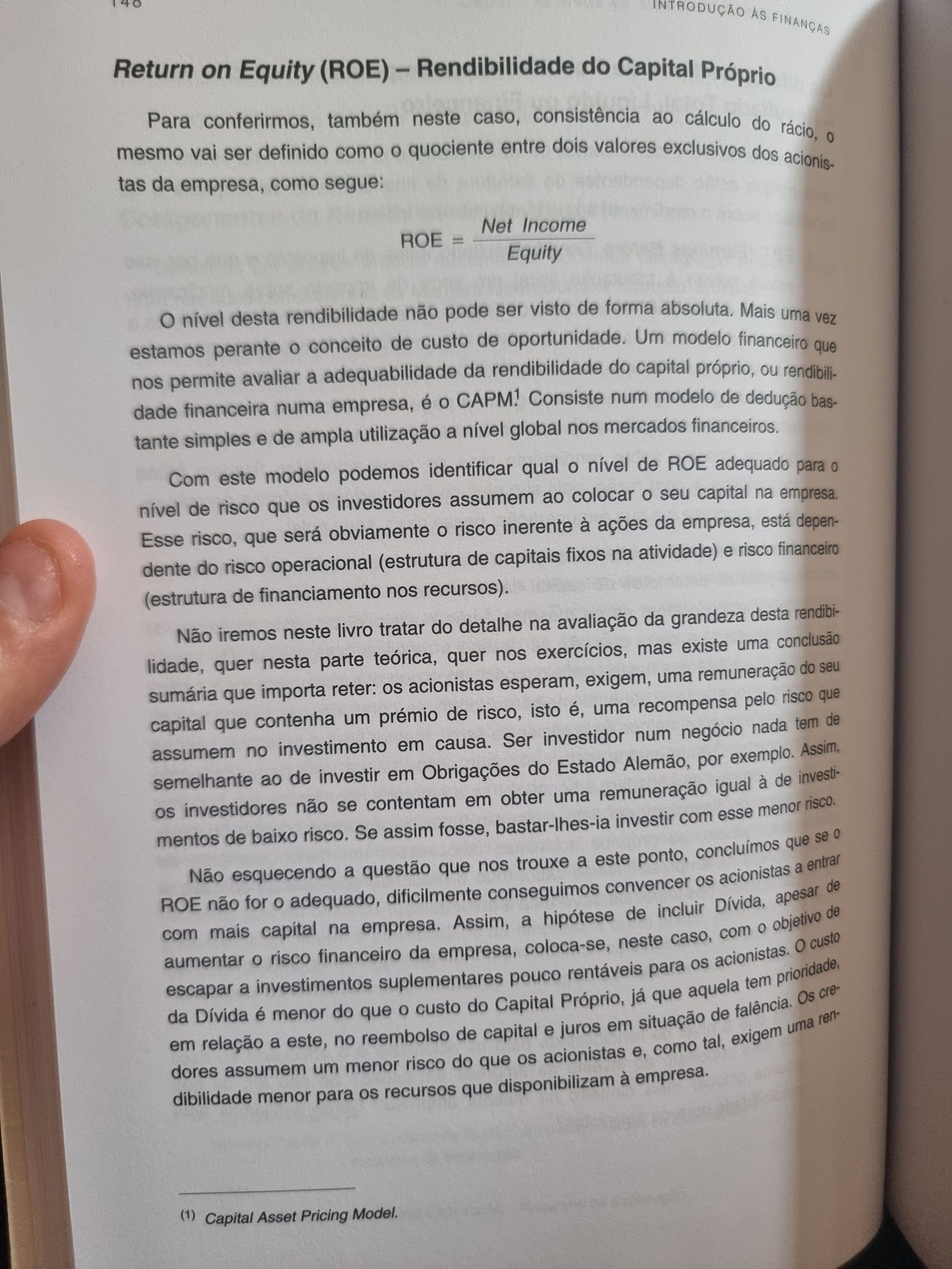 Livro Introdução às Finanças