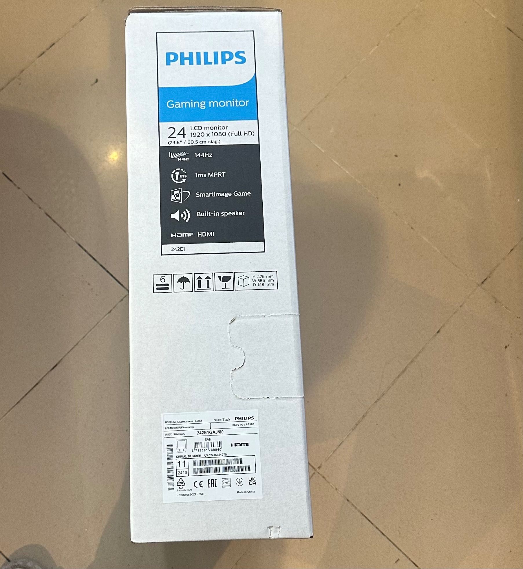 MONITOR LCD philips 24polegadas