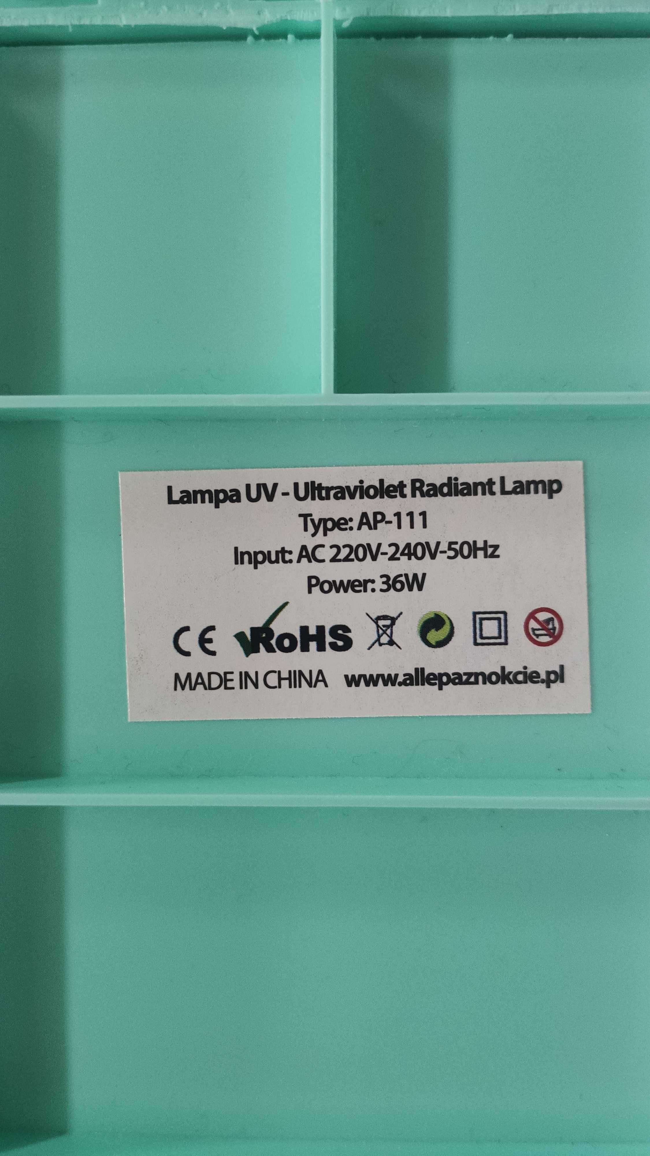 Lampa UV o mocy 36W