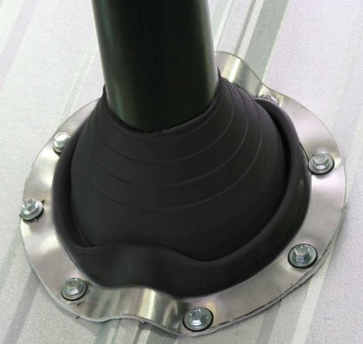 Kołnierz uszczelniający do komina sauny