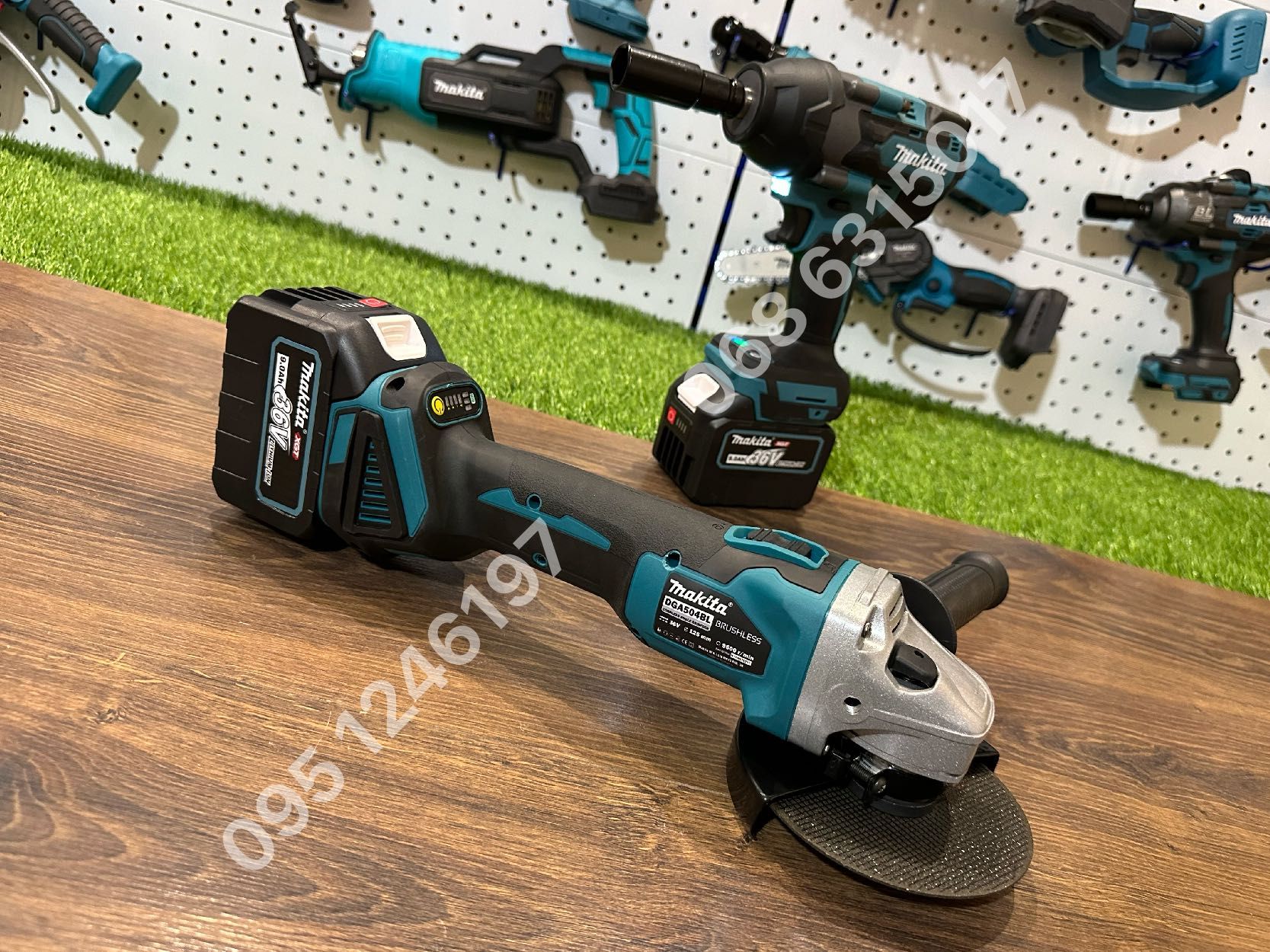 Набор аккумуляторный Makita Болгарка DGA521BL Гайковерт DTW850BL 36V9A