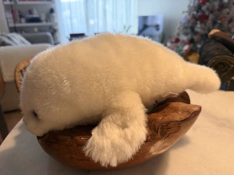 Foca branca (peluche)- encontra se em excelente estado