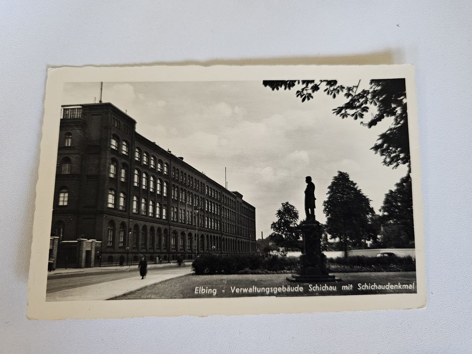 Pocztówka Elbląg Elbing Schichau bardzo ładna