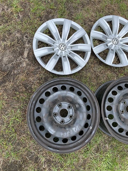 Okazja oryginalne felgi VW TIGUAN 6.5Jx17 ET38 5x112 czujniki kołpaki