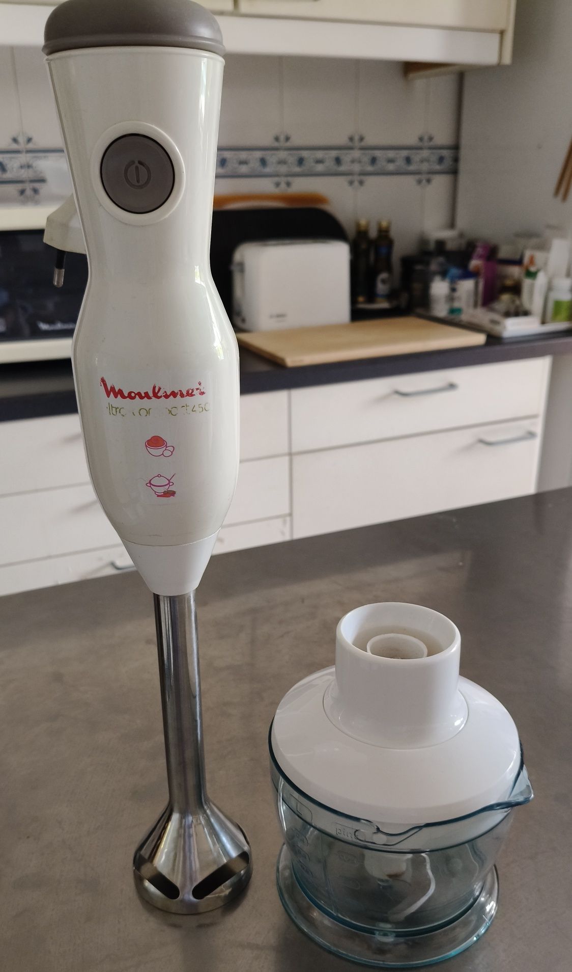 Varinha mágica Moulinex e acessório picador