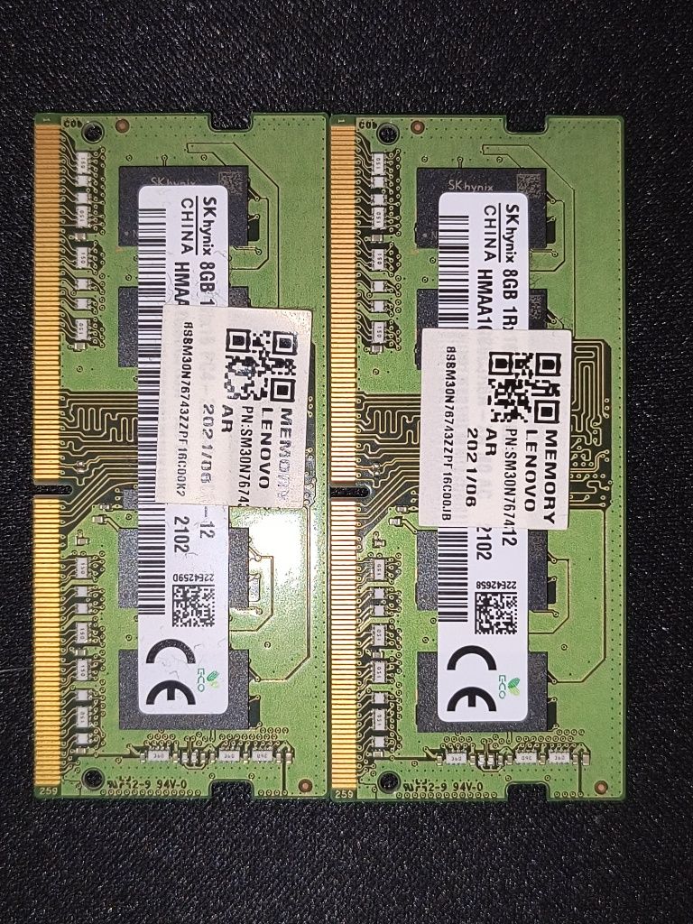 Вживана,Lenovo Memory,16 GB,DDR4,3200,SODIMM,Hynix