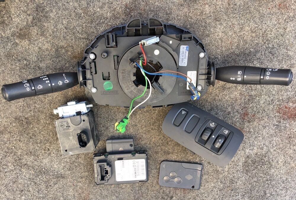 Reno Magane Scenic проводка компютер реле приборка кнопки