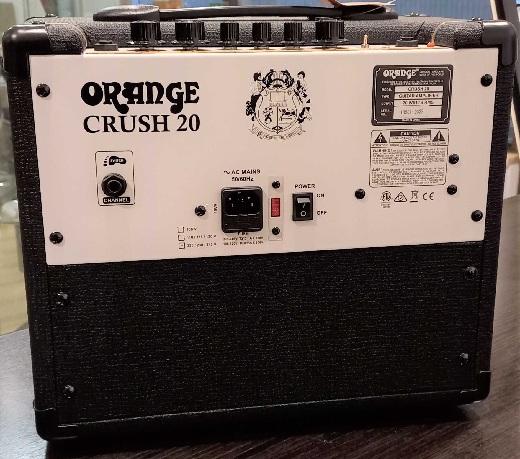 Orange Crush 20 Guitarra