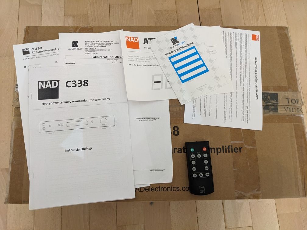 NAD C338 wzmacniacz streamer