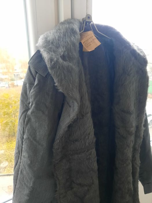 Віддам пальто темносіре жін осіннє 44р нове 92р плащівка з підкладкою
