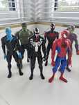 Zestaw figurek marvel spoderman venom hulk green goblin