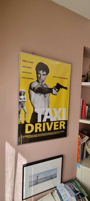 Poster com Moldura Taxi Driver Roberto de Niro
