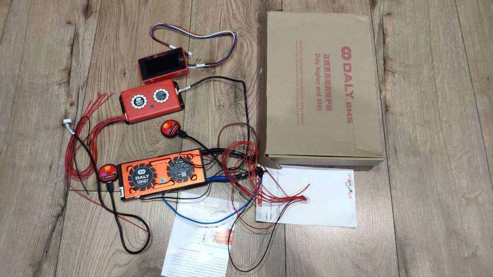 Daly BMS БМС 7S 80A Li-Ion + дісплей + 2 bluetooth + активний балансир