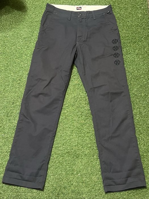 Джинсы мужские серые Baggy Vans x Idependent