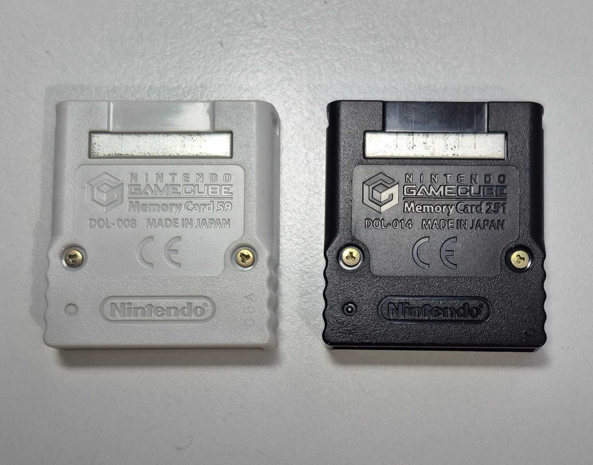 GameCube karty pamięci / Memory Card (DOL-008 / DOL-014)