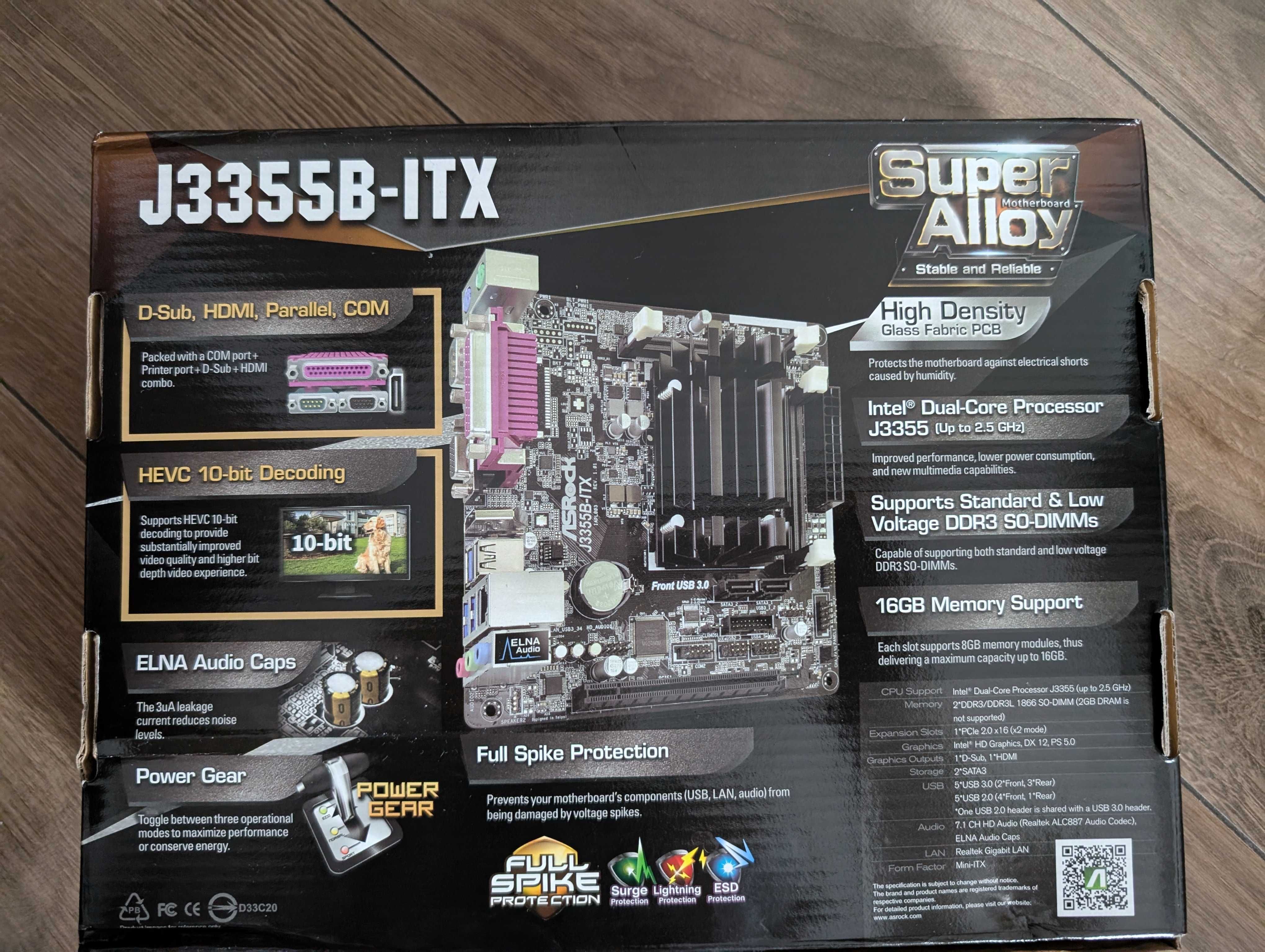 Płyta główna ASRock J355B-ITX