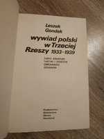 "Wywiad polski w Trzeciej Rzeszy 1933-39" Leszek Gondek