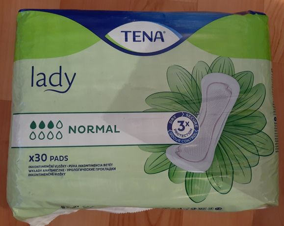 Podpaski urologiczne Tena lady normal 5 opakowań