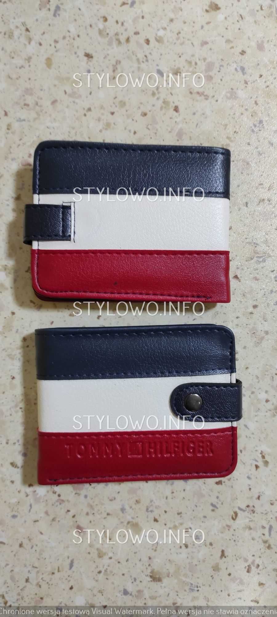 Portfele Meskie gucci tommy hilfiger Znaczki Premium