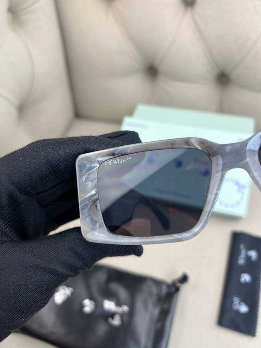 Мужские очки Off White темные очки Офф Вайт солнцезащитные очки g246