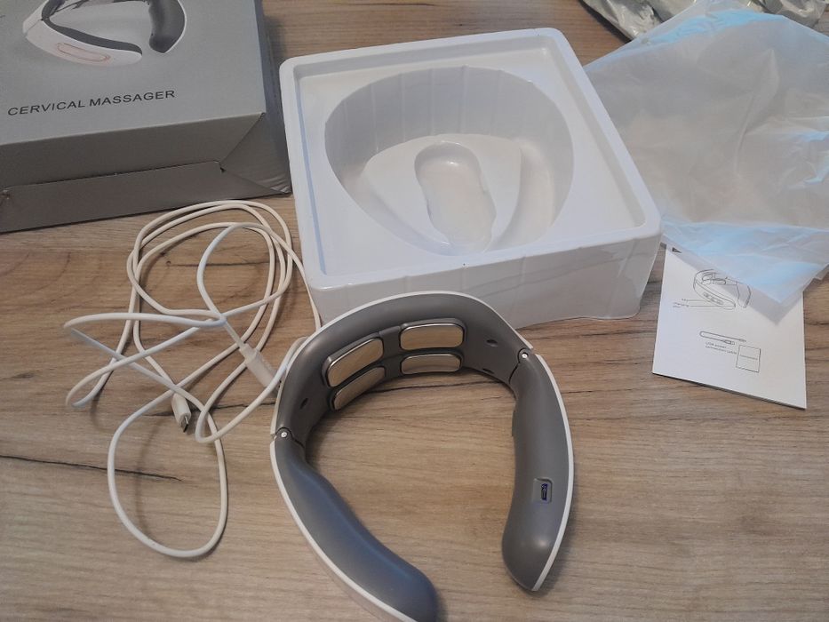 Elektrostymulator masażer szyi jt-809 z funkcją ogrzewania