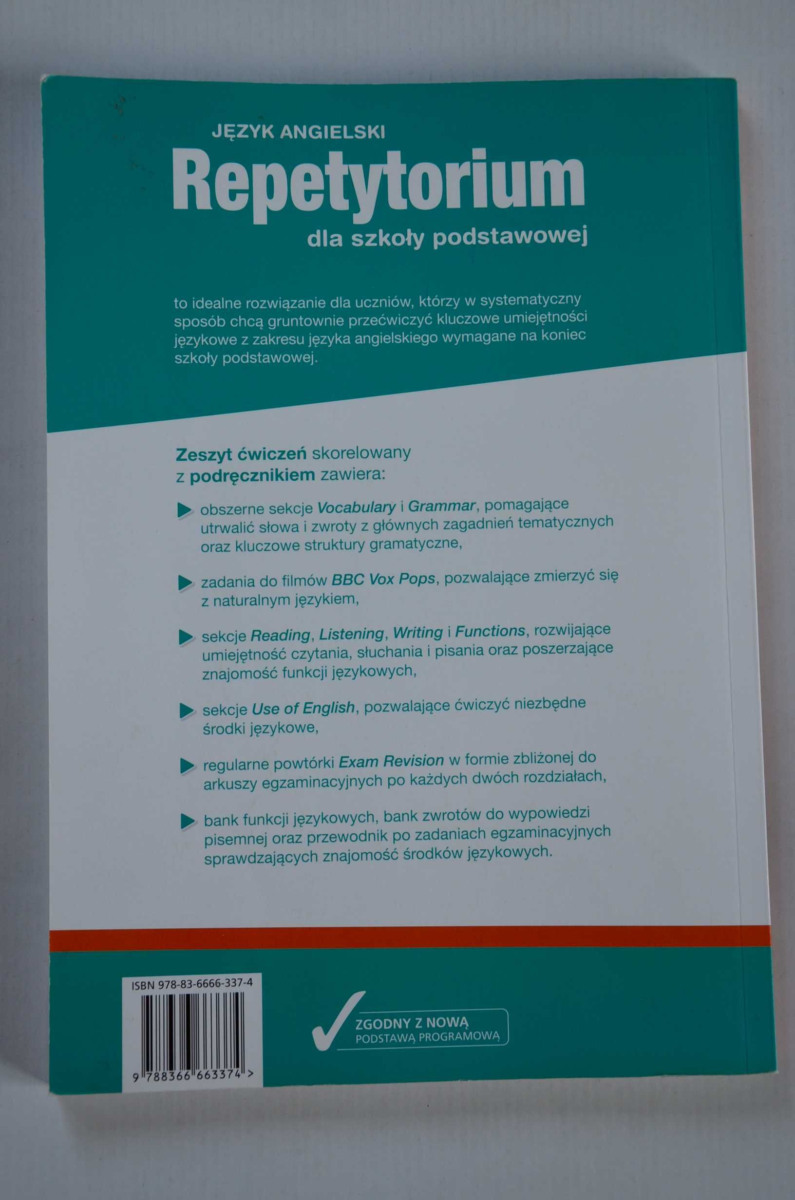 Język angielski Repetytorium dla szkoły podstawowej Pearson A2+/B1
