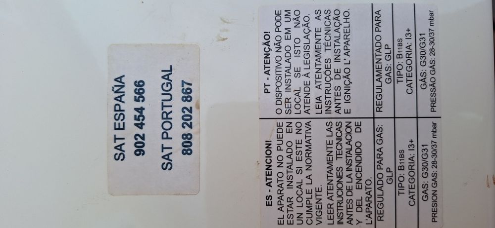 Esquentador Delta de 11 litros, usado.