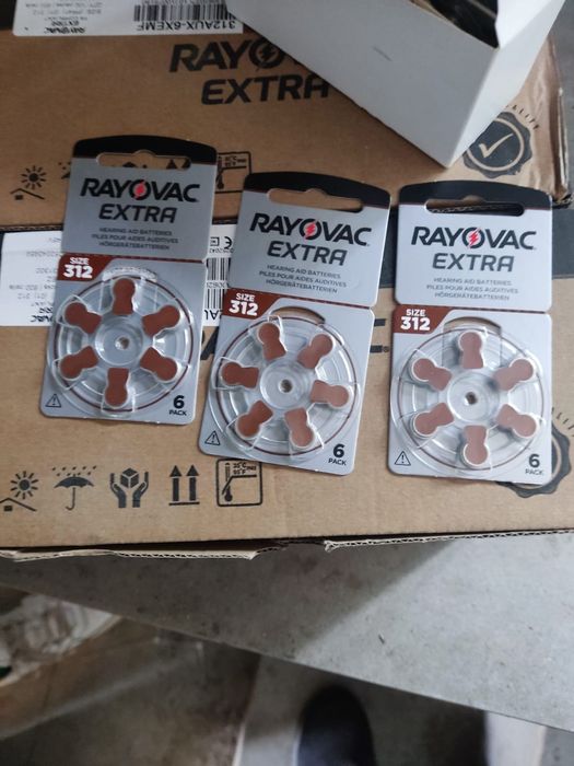 Baterie rayovac extra 312 240 baterie za 80 zl