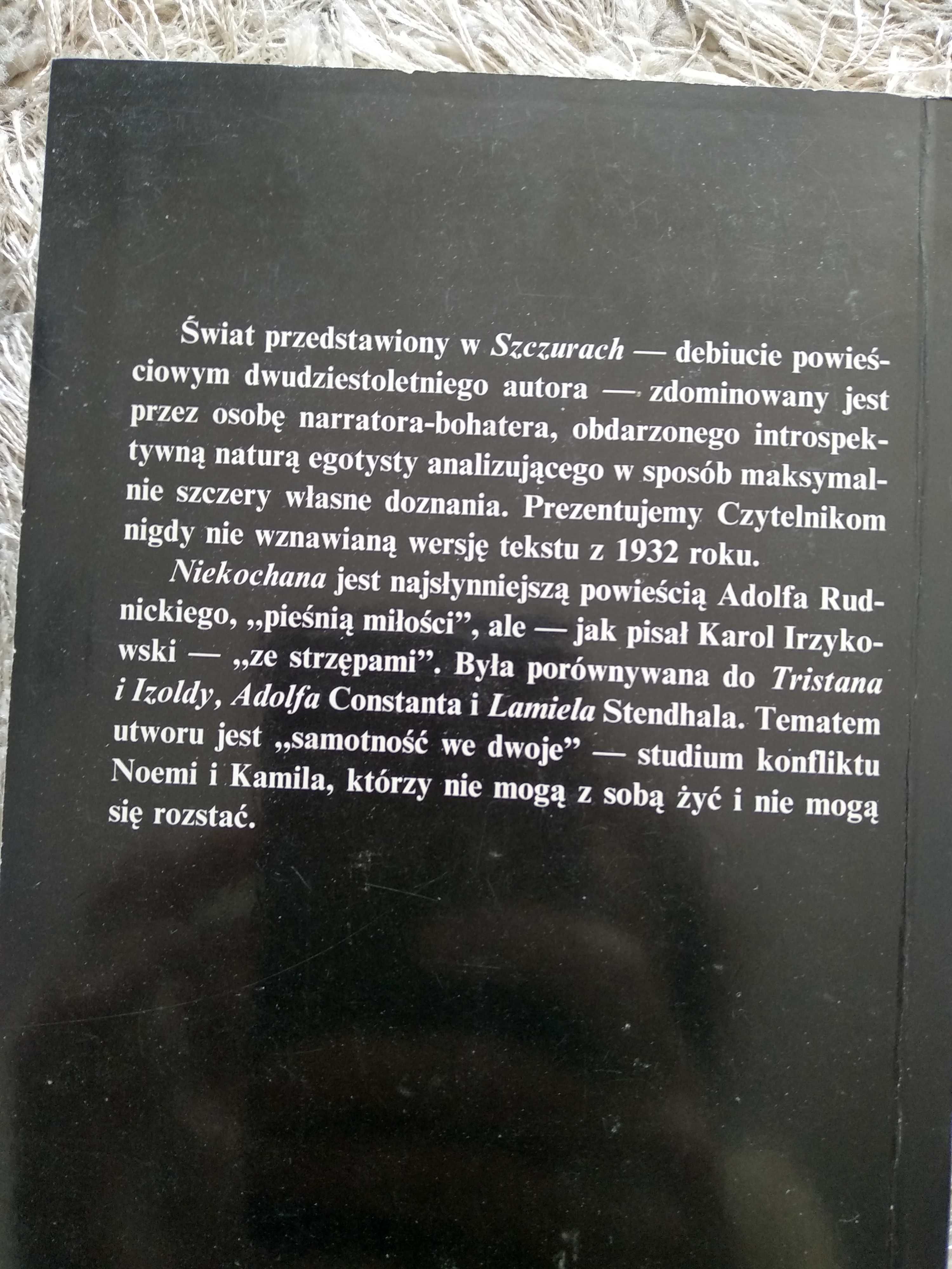 Adolf Rudnicki "Niekochana. Szczury"
