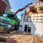 Hds, kontener, platforma, transport, wiezba