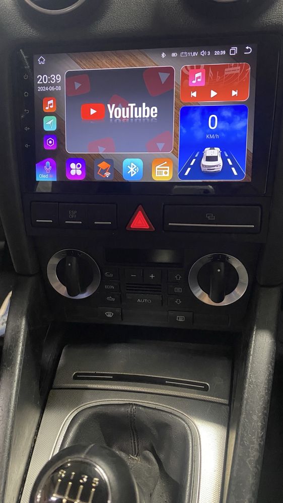 Radio 2Din 8G 128Gb 9 Polegadas como novo ecran topo de gama