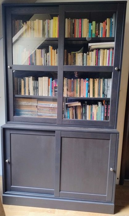 Ikea kredens drewniany czarny