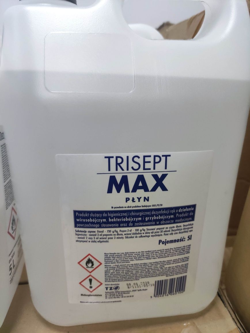 Płyn do dezynfekcji Trisept max 5l