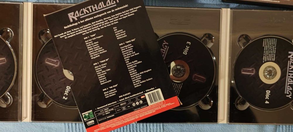 dvds Hard Rock Heavy Thrash Exodus Kiss Anthrax