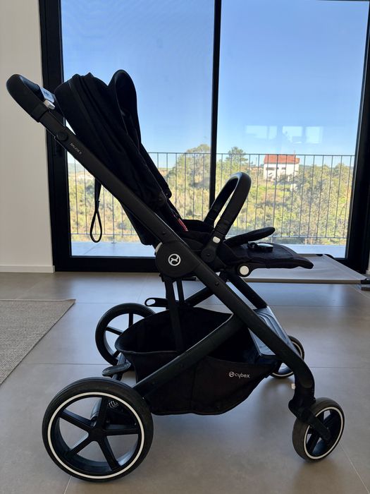 Cybex Balios S Lux + alcofa + ovo bebe + adaptadores