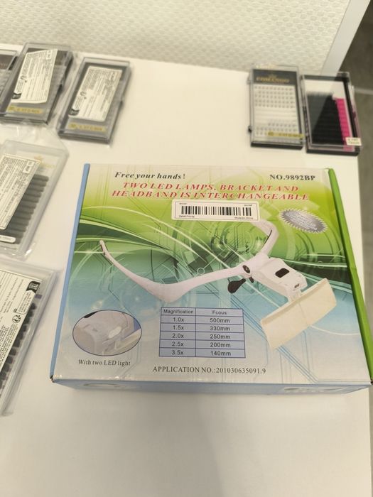 Набор для наращивания и обучения наращиванию ресниц,под ключ