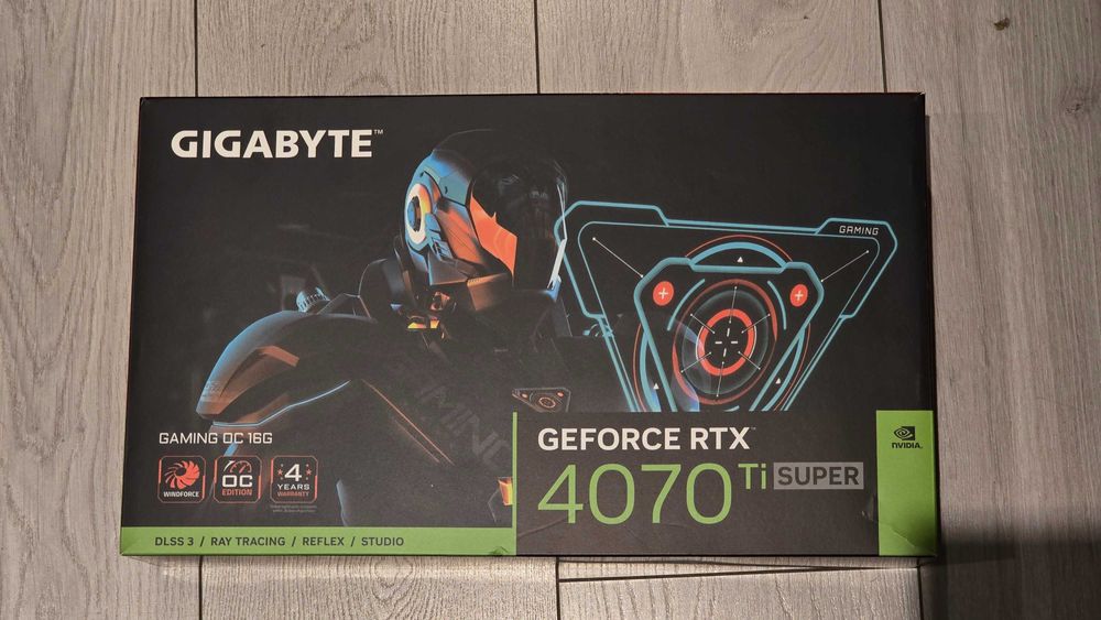 Gigabyte GeForce RTX 4070 Ti SUPER Gaming OC 16GB GDDR6X Pudełko