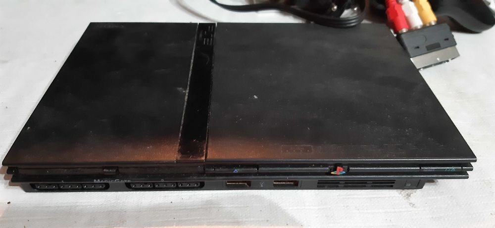 konsola ps 2 slim, pad karta pamięci, zestaw