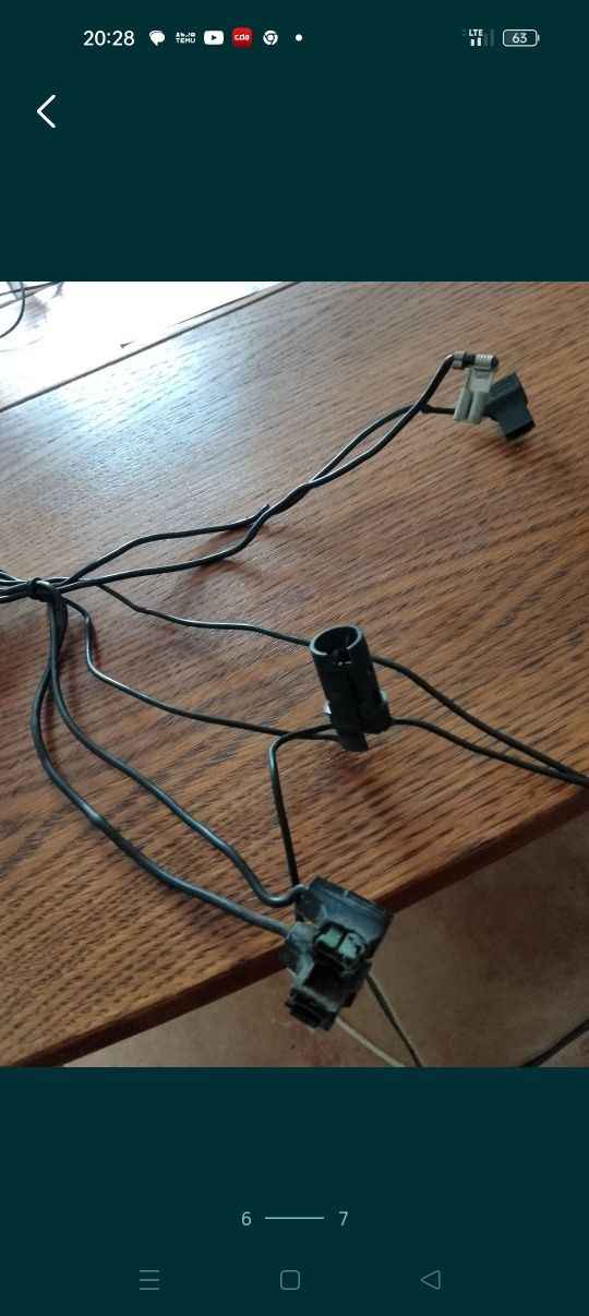 Kostka Wtyczka Wiązka elel. Wtyk/5pin reflektor przedni Megane ll