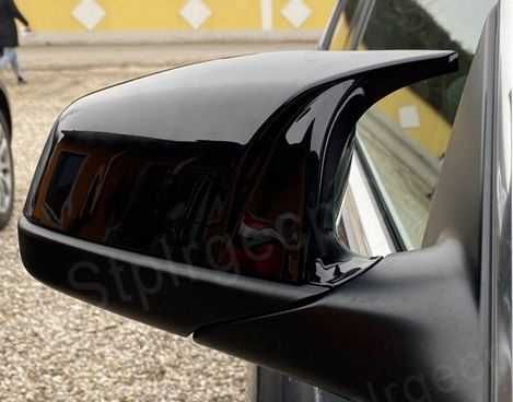 Capas retrovisor Preto Brilhante BMW E60 E61 F01 F02 F06 F10 F11 Etc.